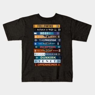 Christopher Nolan Cassete Movie Retro Kids T-Shirt